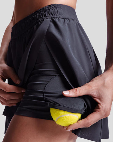 hakken hardcore skirt classic black – lycra-poly fabric