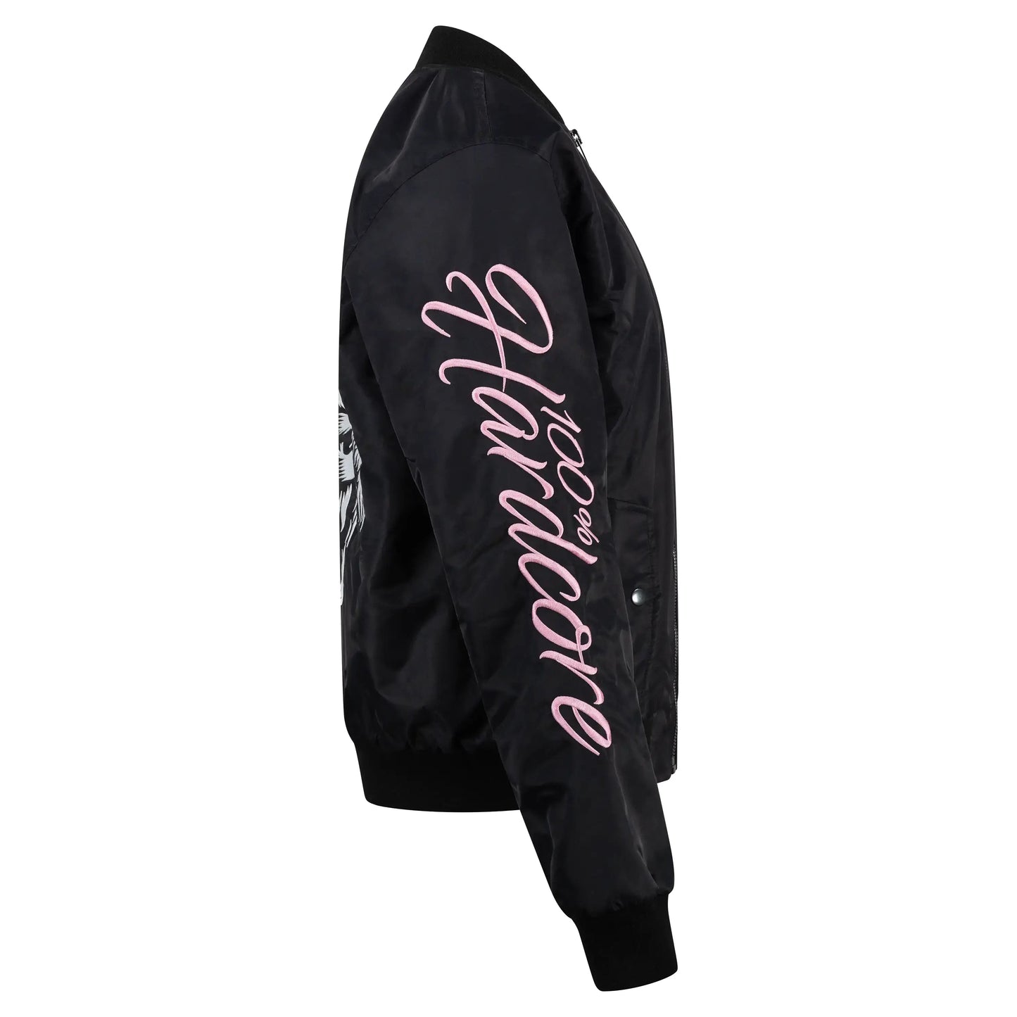 Bomber Jacket 100% Hardcore Pink „Branded Rage” – Kurtka hardcore / gabber | TrueHardcoreStore