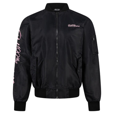 Bomber Jacket 100% Hardcore Pink „Branded Rage” – Kurtka hardcore / gabber | TrueHardcoreStore