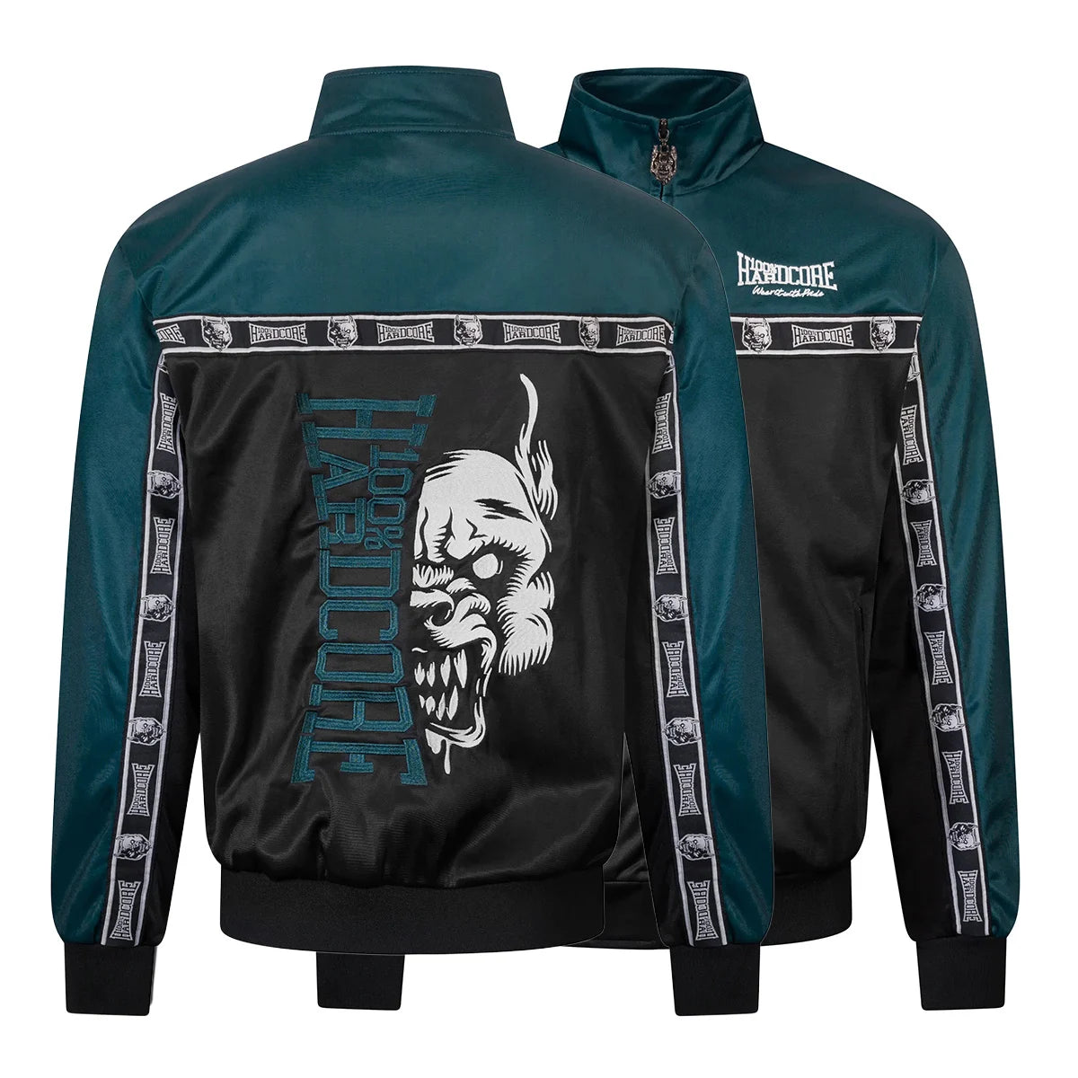 Track Jacket 100% Hardcore „Essential” Teal