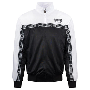 Track Jacket 100% Hardcore Essential – biała, widok przodu