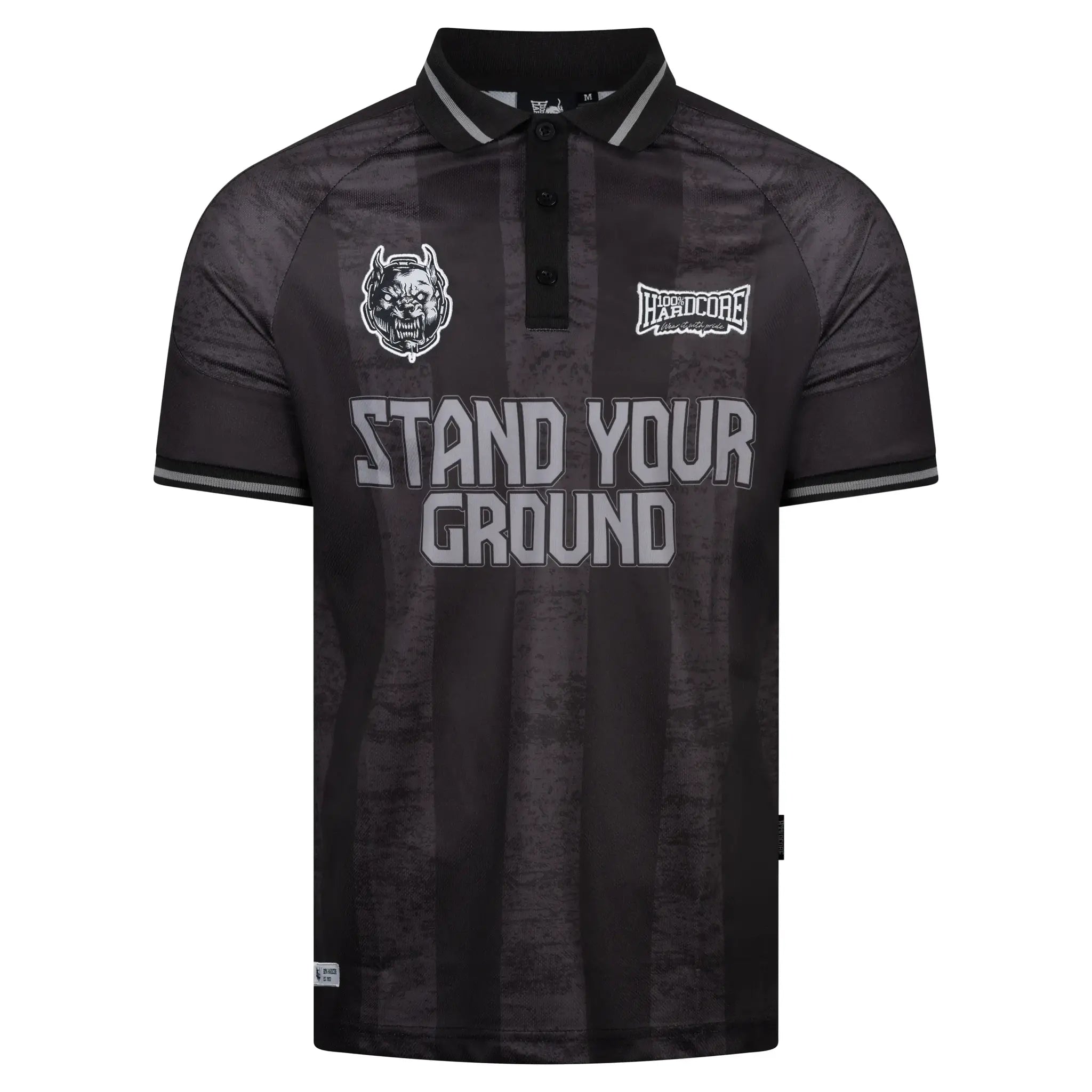 Soccershirt 100% Hardcore „Stand Your Ground” – Soccershirt hardcore / gabber | TrueHardcoreStore