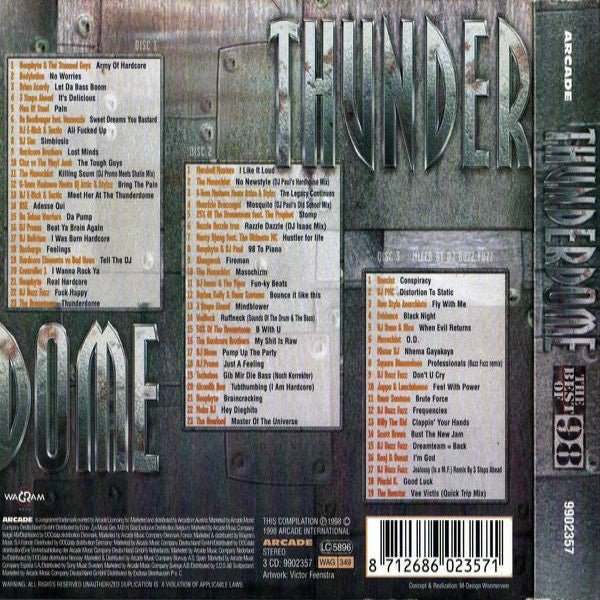 Thunderdome – The Best Of ’98 (3×CD, 1998) – Płyta CD hardcore / gabber | TrueHardcoreStore