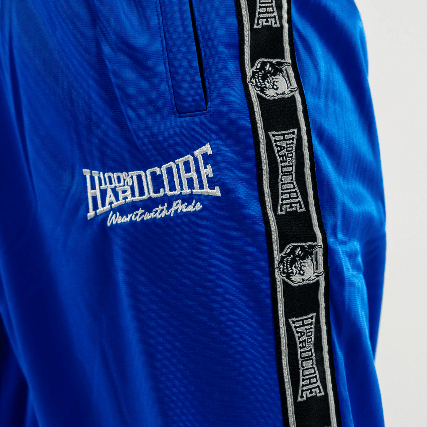 Track Pants 100% Hardcore „Essential” – Cobalt Blue – Track Pants hardcore / gabber | TrueHardcoreStore