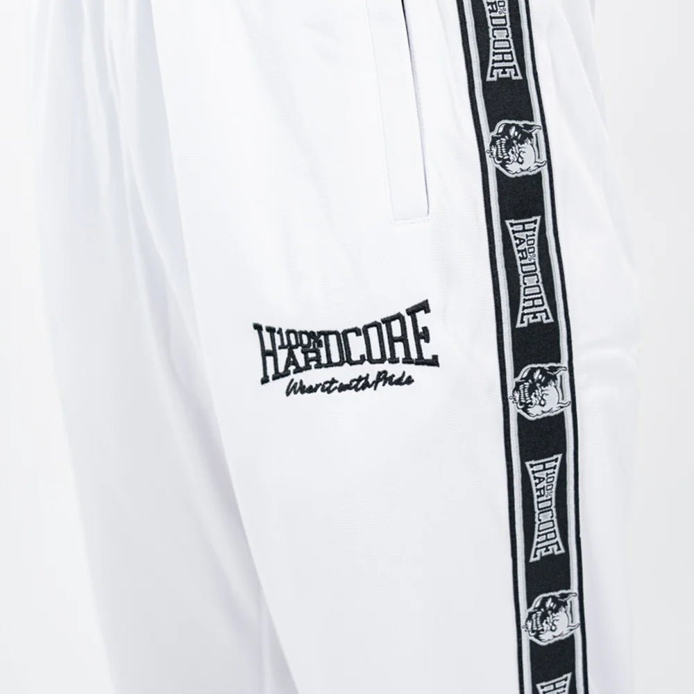 Track Pants 100% Hardcore „Essential” – White – Track Pants hardcore / gabber | TrueHardcoreStore