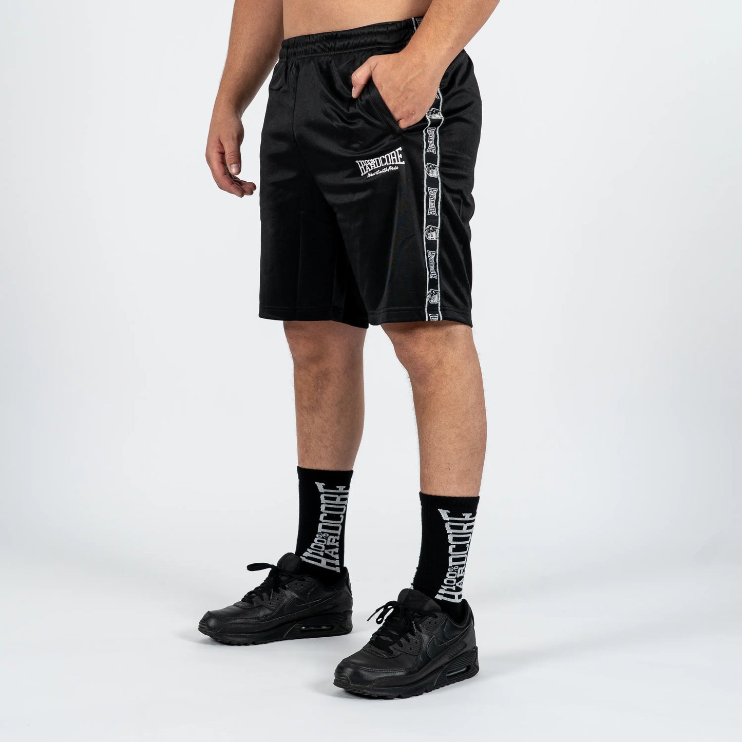 Track Pants Short 100% Hardcore „Essential” Black