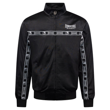 Track Jacket 100% Hardcore Essential – czarna, widok przodu
