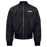 Bomber Jacket 100% Hardcore Gabber – czarna, widok przodu