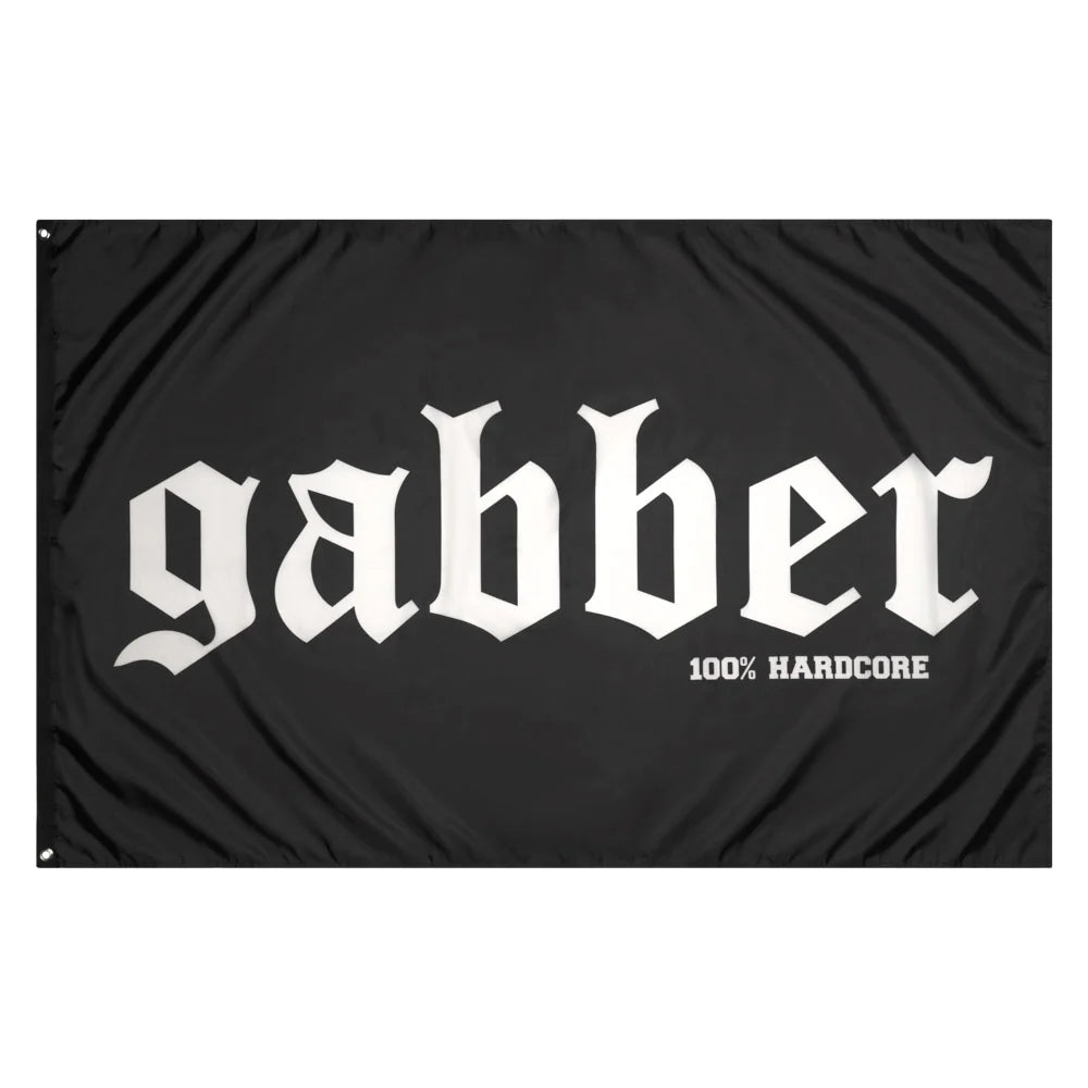 Flaga 100% Hardcore „Gabber”