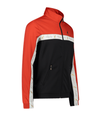 Australian Duo Jacket Black Bright Red with White Tape – Track Jacket hardcore / gabber | TrueHardcoreStore