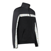 Australian Duo Jacket Black Titanium Grey with White Tape – Track Jacket hardcore / gabber | TrueHardcoreStore