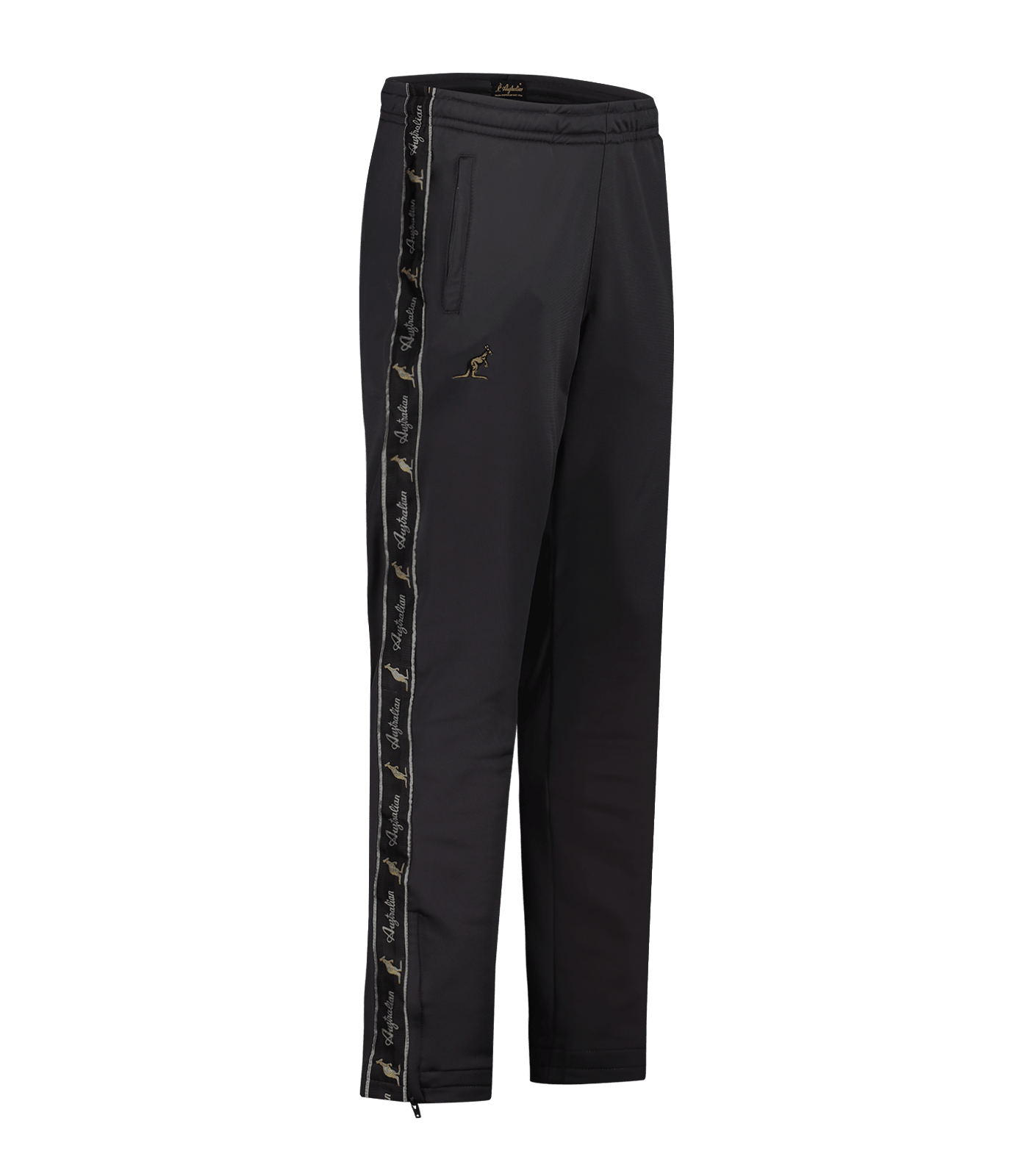 Australian Track Pants Black with Black Tape – Track Pants hardcore / gabber | TrueHardcoreStore