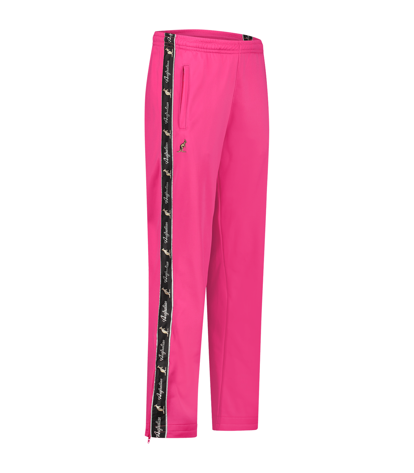 Australian Track Pants Fuxia with Black Tape – Track Pants hardcore / gabber | TrueHardcoreStore