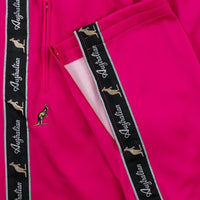 Australian Track Pants Fuxia with Black Tape – Track Pants hardcore / gabber | TrueHardcoreStore