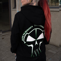 Bluza z kapturem Rotterdam Terror Corps „White & Green Edition” – Bluza z kapturem hardcore / gabber | TrueHardcoreStore