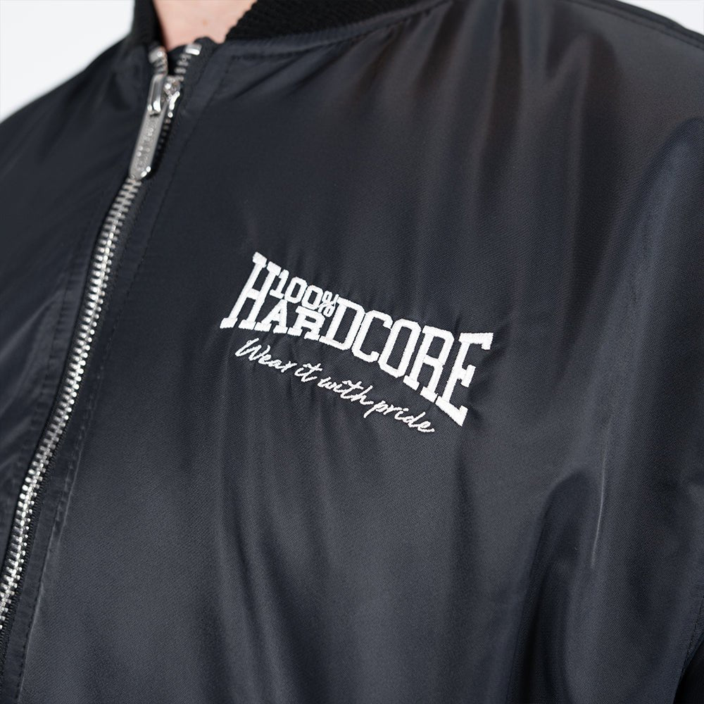 Bomber Jacket 100% Hardcore „Dog” – Kurtka hardcore / gabber | TrueHardcoreStore