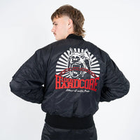 Bomber Jacket 100% Hardcore „Dog” – Kurtka hardcore / gabber | TrueHardcoreStore