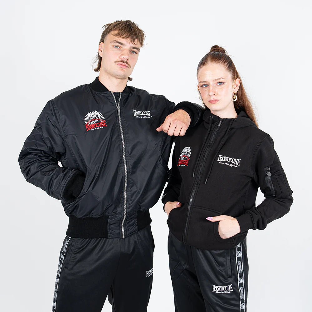 Bomber Jacket 100% Hardcore „Dog” – Kurtka hardcore / gabber | TrueHardcoreStore