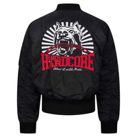 Bomber Jacket 100% Hardcore „Dog” – Kurtka hardcore / gabber | TrueHardcoreStore