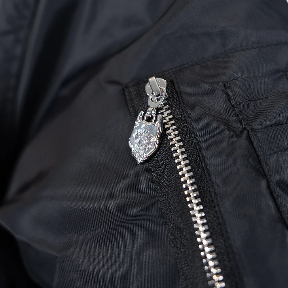 Bomber Jacket 100% Hardcore „Dog” – Kurtka hardcore / gabber | TrueHardcoreStore