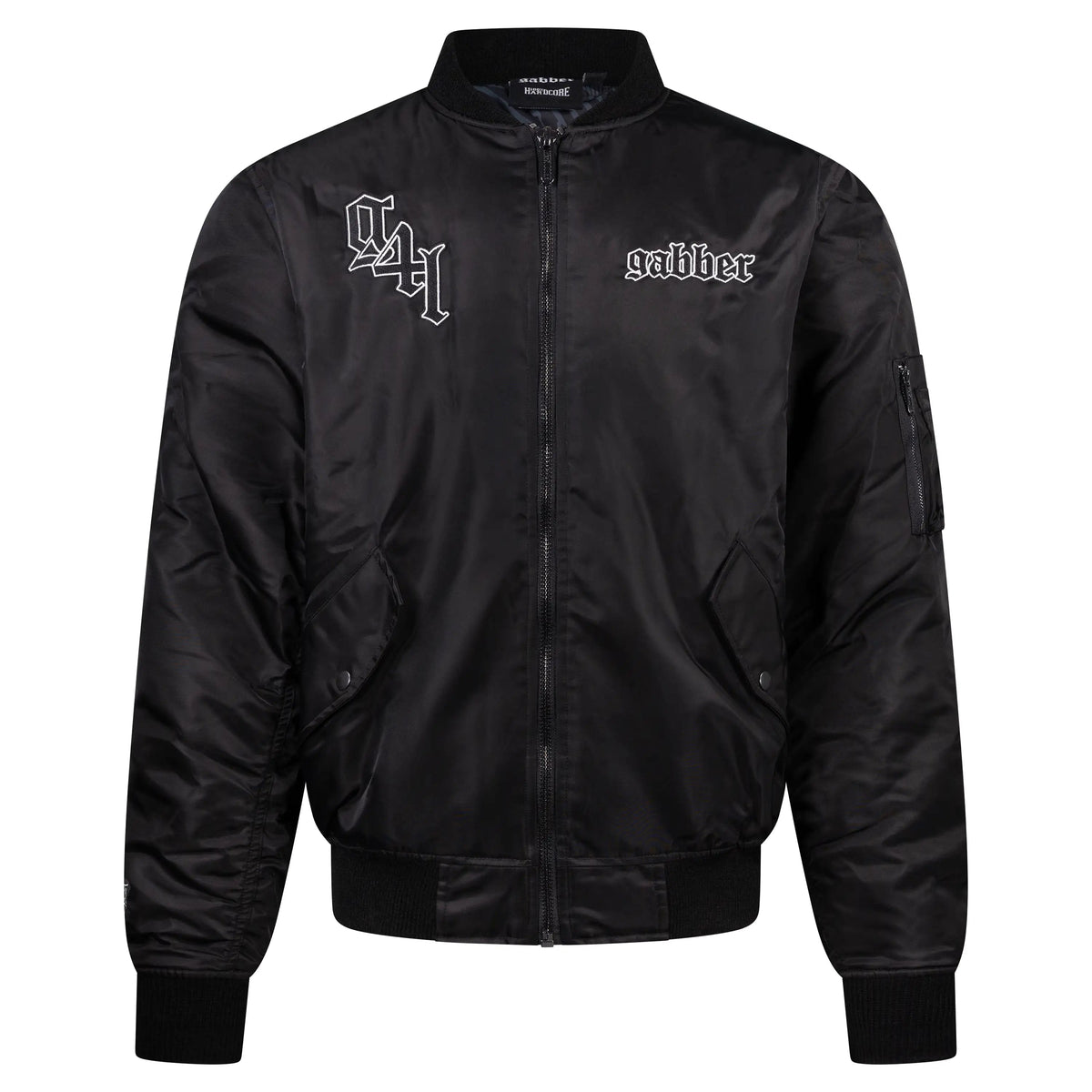 Bomber Jacket 100% Hardcore „Gabber Striped” – Kurtka hardcore / gabber | TrueHardcoreStore