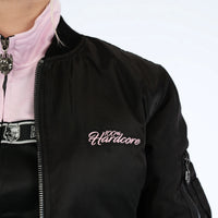Bomber Jacket 100% Hardcore Pink „Branded Rage” – Kurtka hardcore / gabber | TrueHardcoreStore