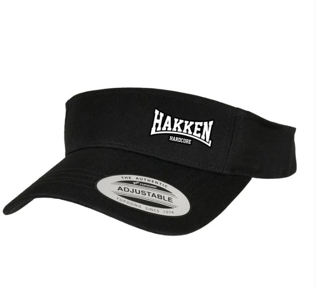 visor cap hakken hardcore czarny – przód