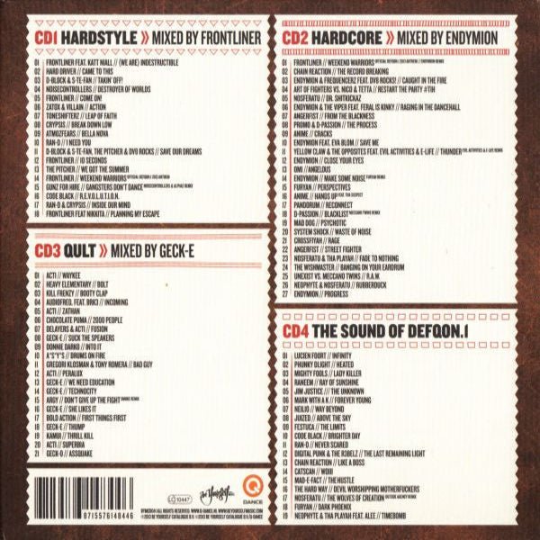 Defqon.1 Festival 2013 – Weekend Warriors (4×CD, 2013) – Płyta CD hardcore / gabber | TrueHardcoreStore