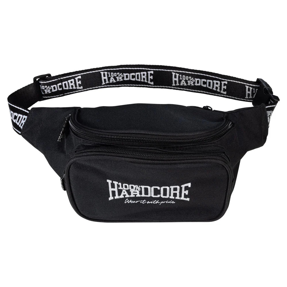 Hip-Bag 100% Hardcore "Essential" Black – Hip-Bag hardcore / gabber | TrueHardcoreStore