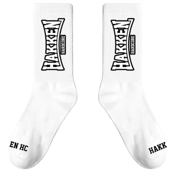 Skarpety Hakken Hardcore - Białe – Skarpety hardcore / gabber | TrueHardcoreStore