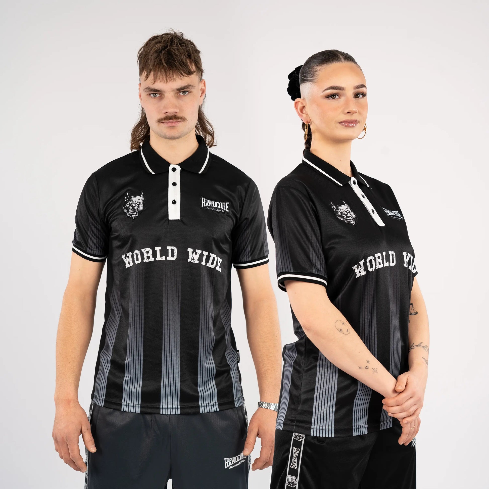 Soccershirt 100% Hardcore „Worldwide” – Soccershirt hardcore / gabber | TrueHardcoreStore