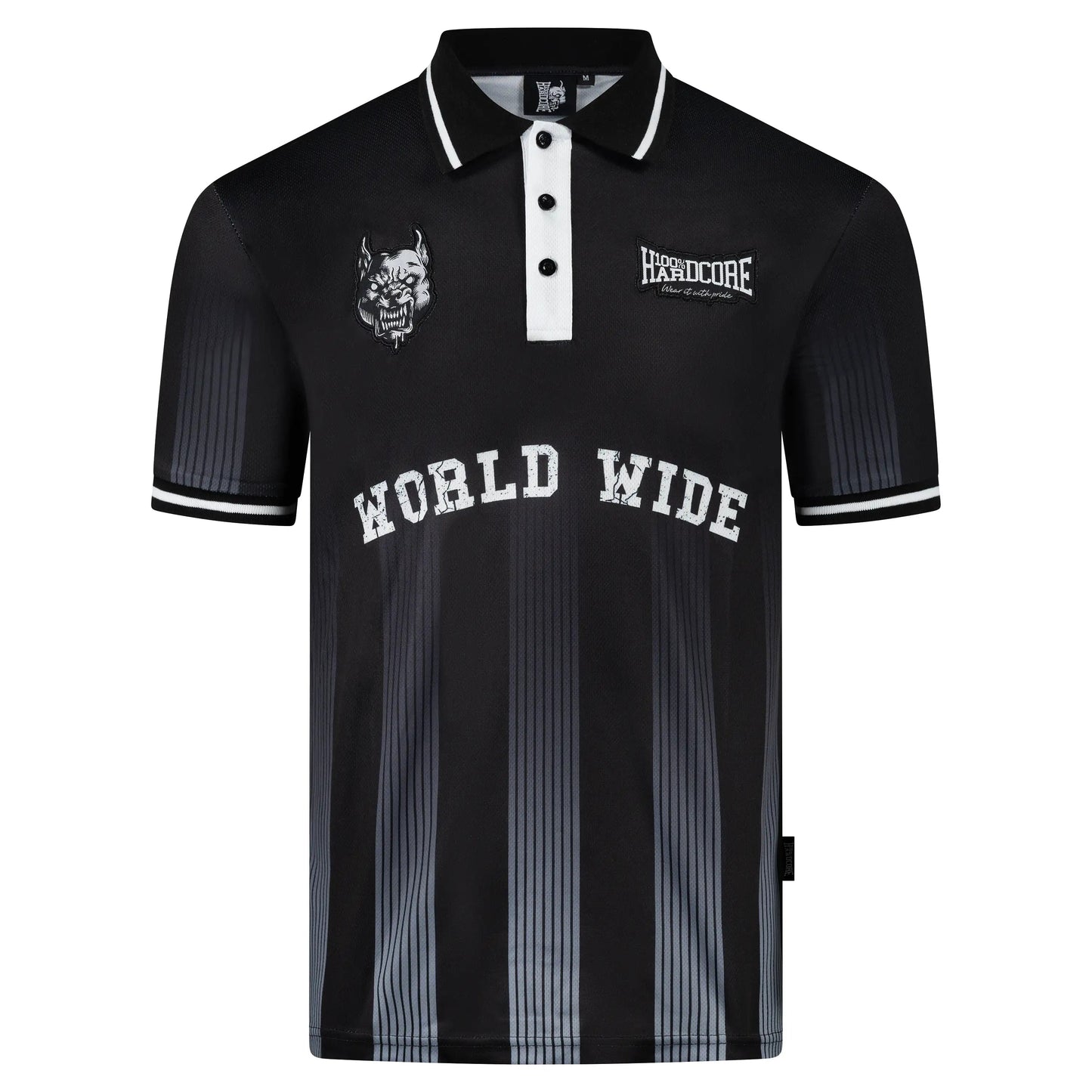 Soccershirt 100% Hardcore „Worldwide” – Soccershirt hardcore / gabber | TrueHardcoreStore