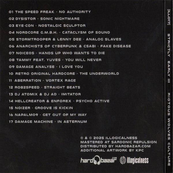 Strictly Early III – Riotous Wolves Culture (CD, 2025) – Płyta CD hardcore / gabber | TrueHardcoreStore