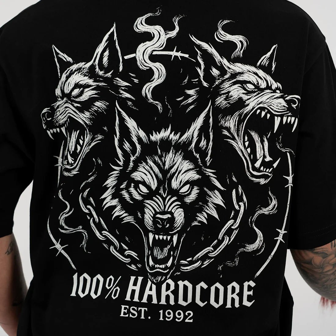 T-shirt 100% Hardcore „Alpha Instinct” Oversized – T-shirt hardcore / gabber | TrueHardcoreStore