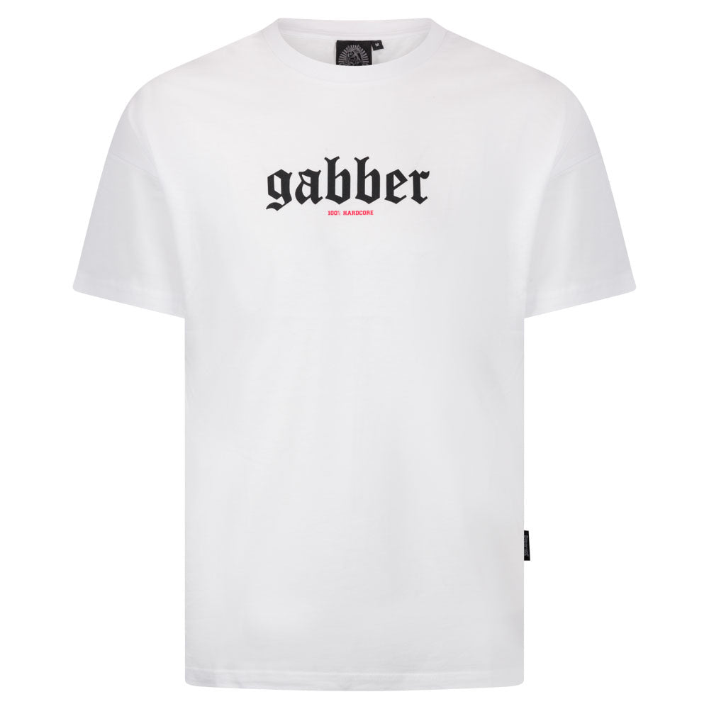T-shirt 100% Hardcore "Gabber Big Logo" – T-shirt hardcore / gabber | TrueHardcoreStore
