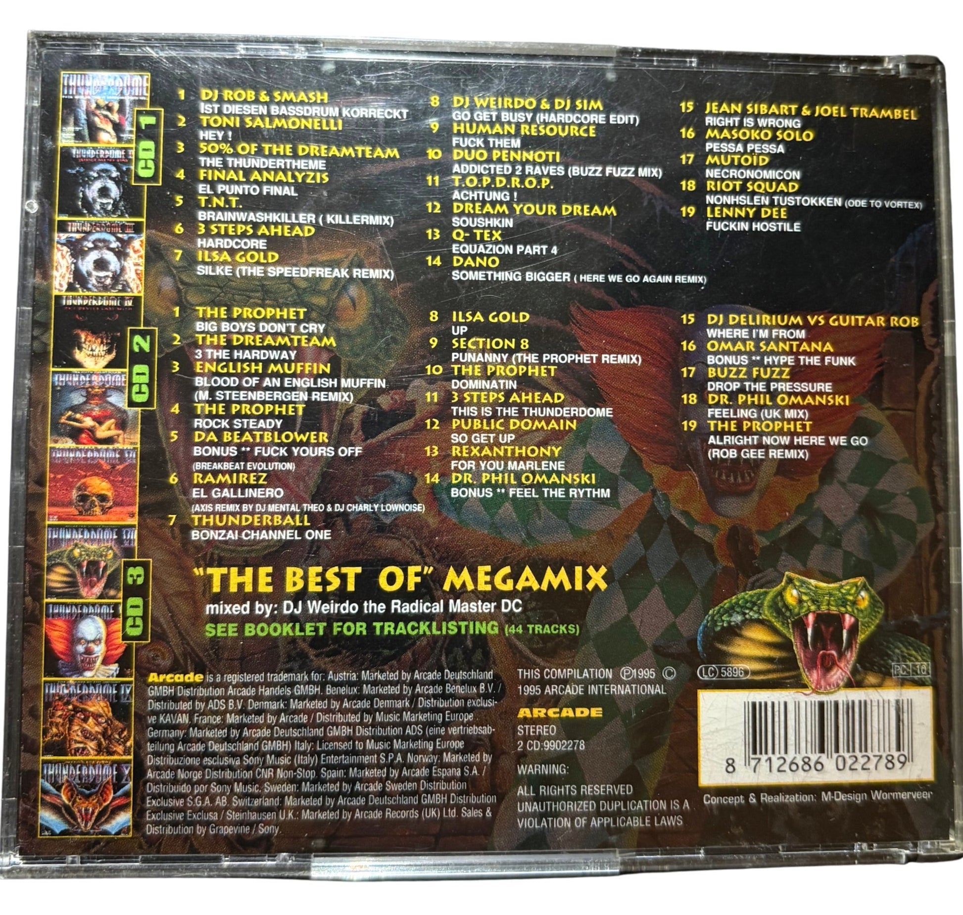 Thunderdome – The Best Of (3×CD) – Płyta CD hardcore / gabber | TrueHardcoreStore