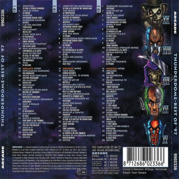 Thunderdome – The Best Of ’97 (3×CD, 1997) – Płyta CD hardcore / gabber | TrueHardcoreStore