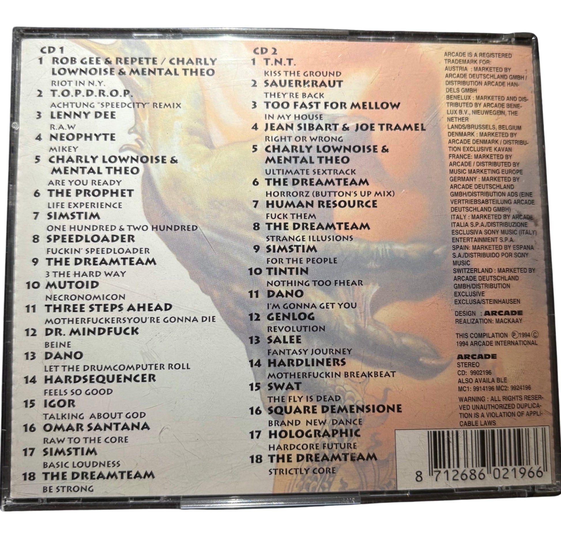 Thunderdome V – The Fifth Nightmare! (2×CD) – Płyta CD hardcore / gabber | TrueHardcoreStore