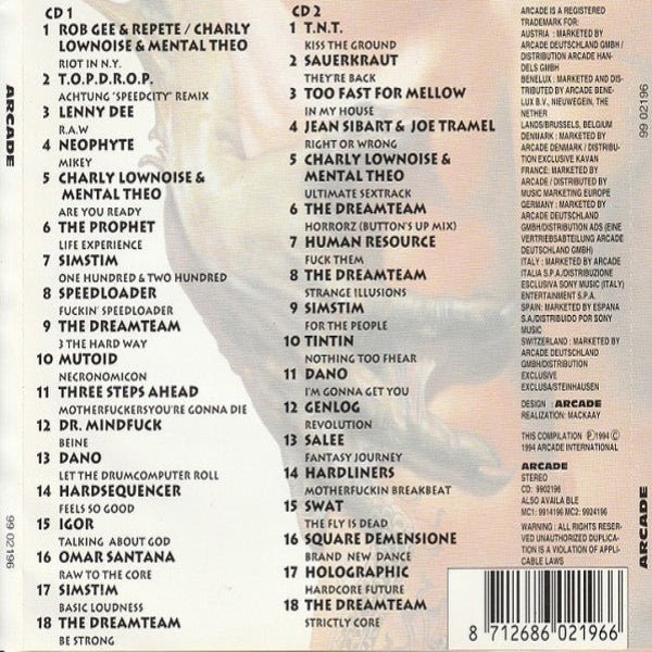 Thunderdome V – The Fifth Nightmare! (2×CD) – Płyta CD hardcore / gabber | TrueHardcoreStore