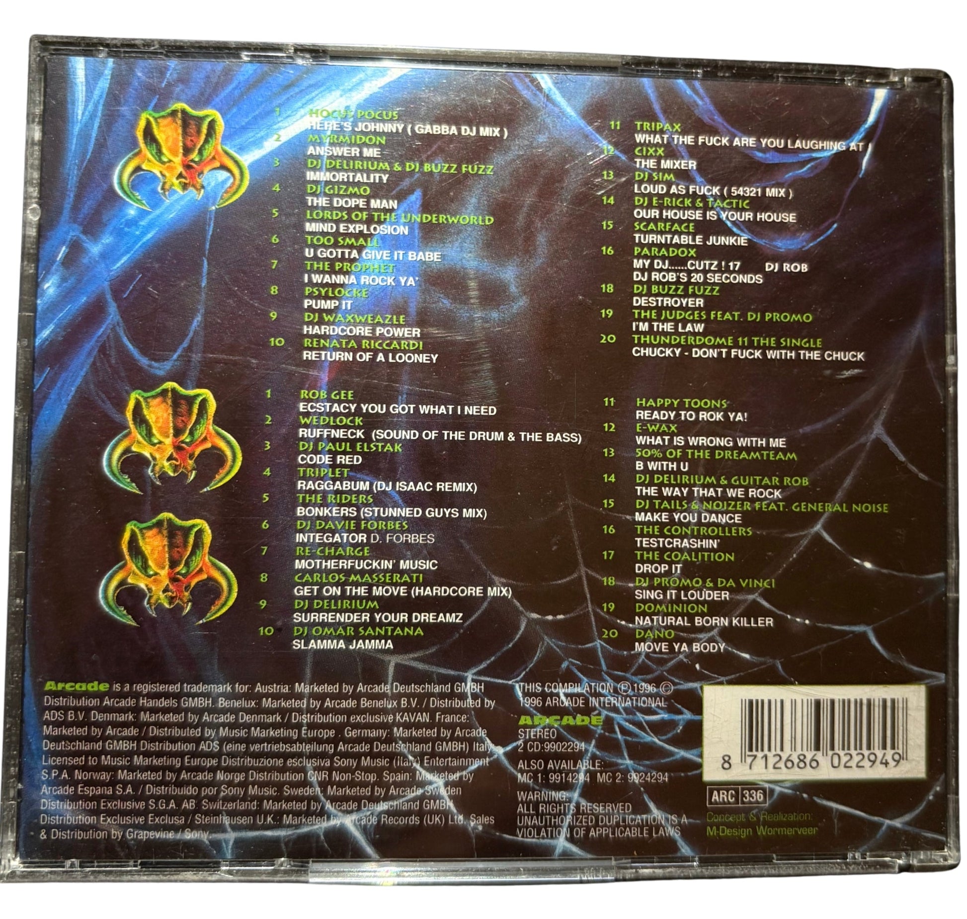 Thunderdome XII – Caught In The Web Of Death (2×CD) – Płyta CD hardcore / gabber | TrueHardcoreStore