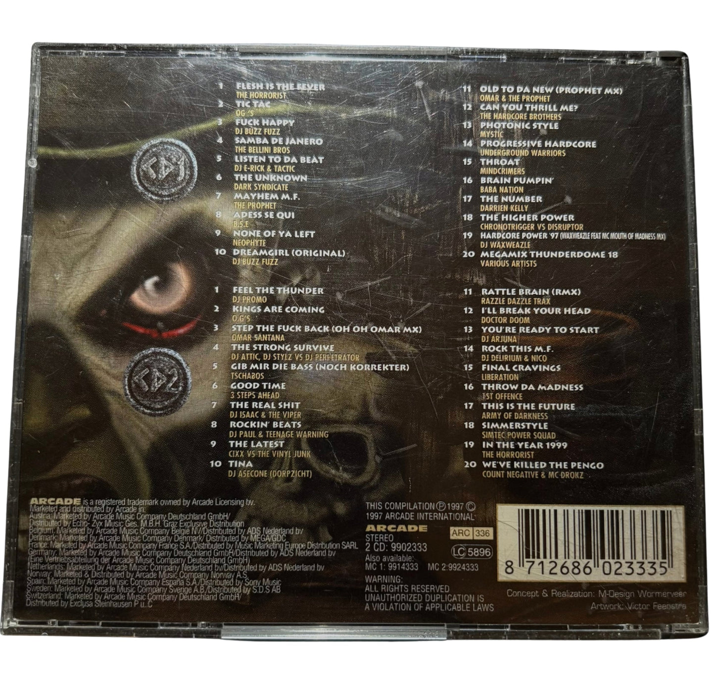 Thunderdome XIX – Cursed By Evil Sickness (2×CD) – Płyta CD hardcore / gabber | TrueHardcoreStore