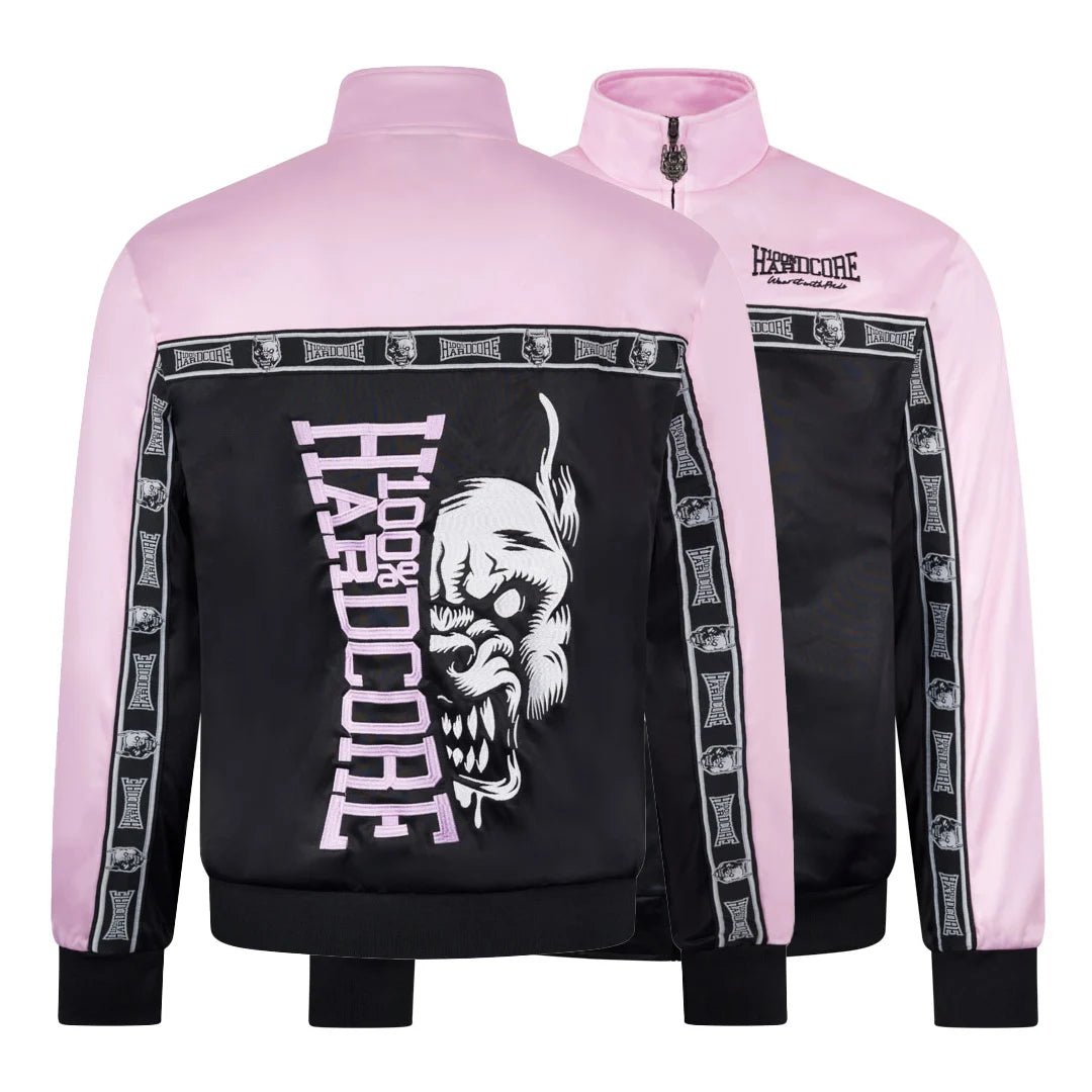 Track Jacket 100% Hardcore „Essential” – Baby Pink – Track Jacket hardcore / gabber | TrueHardcoreStore