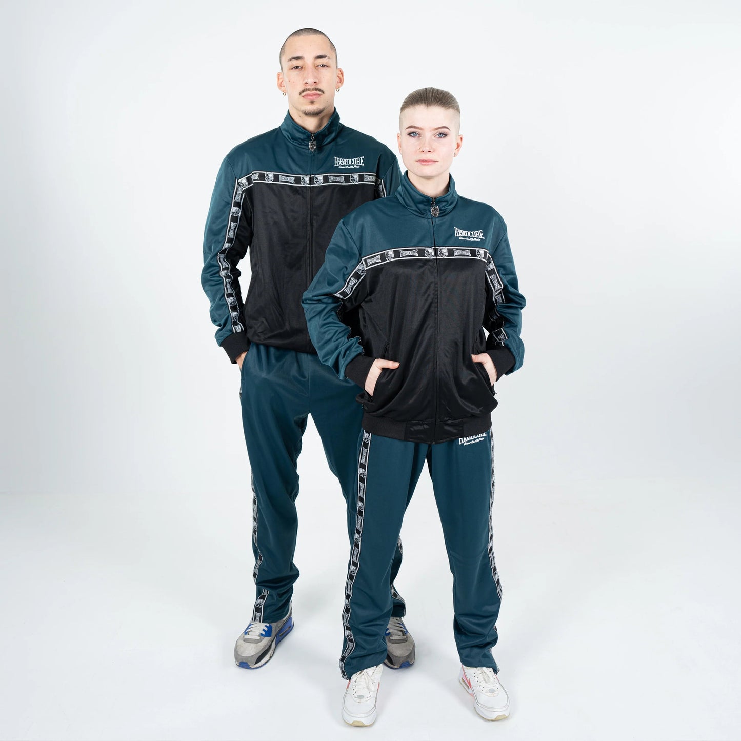 Track Jacket 100% Hardcore „Essential” Teal – Track Jacket hardcore / gabber | TrueHardcoreStore