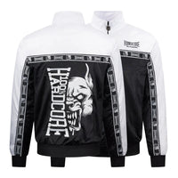 Track Jacket 100% Hardcore „Essential” – White – Track Jacket hardcore / gabber | TrueHardcoreStore