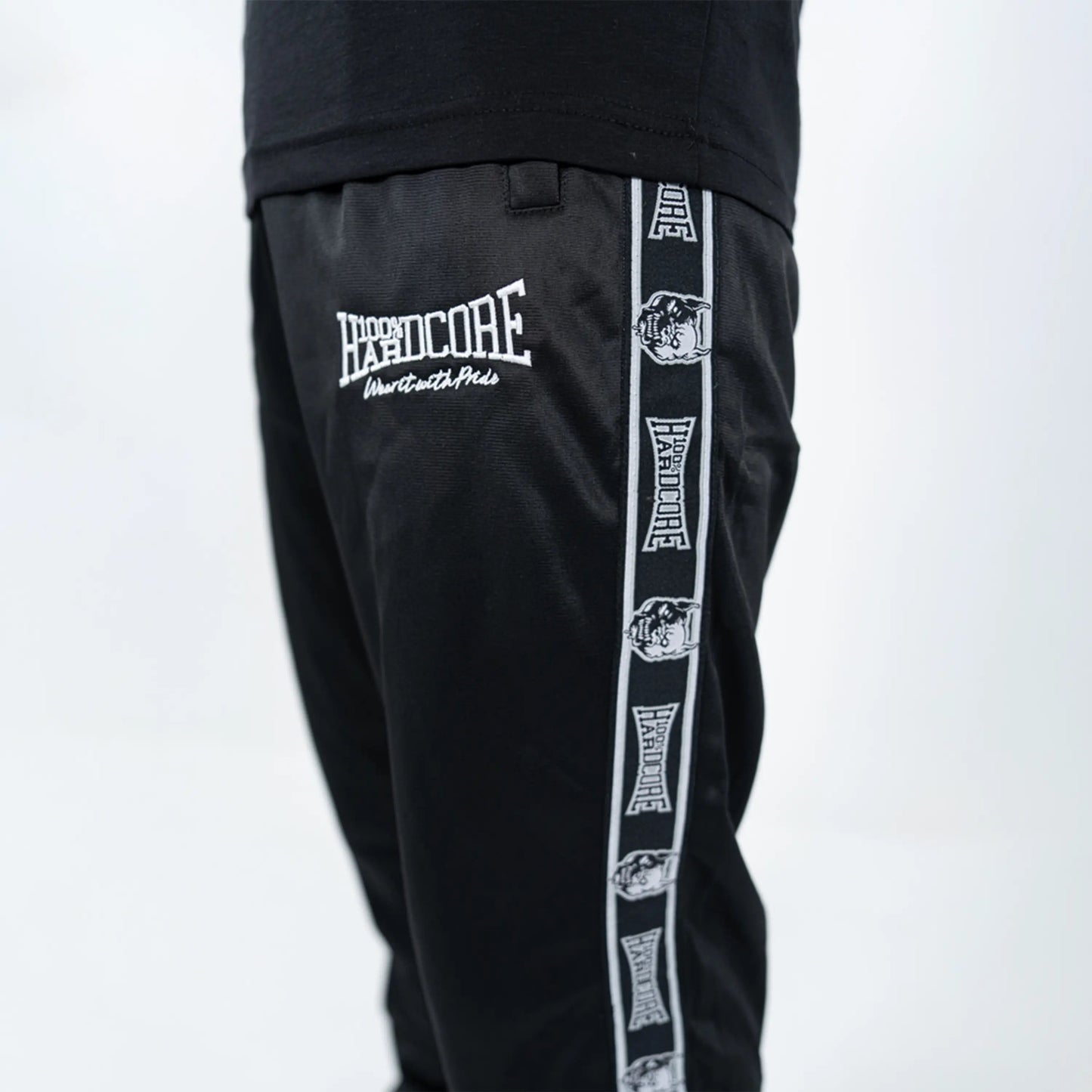 Track Pants 100% Hardcore „Essential” – Black – Track Pants hardcore / gabber | TrueHardcoreStore