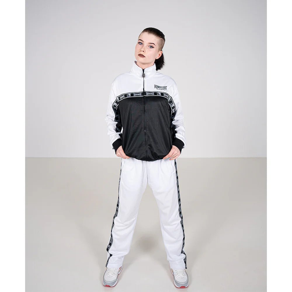 Track Pants 100% Hardcore „Essential” – White – Track Pants hardcore / gabber | TrueHardcoreStore