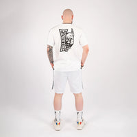 Track Pants Short 100% Hardcore „Essential” White – Track Pants Short hardcore / gabber | TrueHardcoreStore