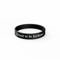 Wristband 100% Hardcore "Proud to Be Hardcore" – Wristbands hardcore / gabber | TrueHardcoreStore