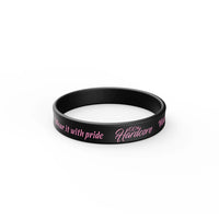 Wristband 100% Hardcore „Wear It Pink” – Wristbands hardcore / gabber | TrueHardcoreStore