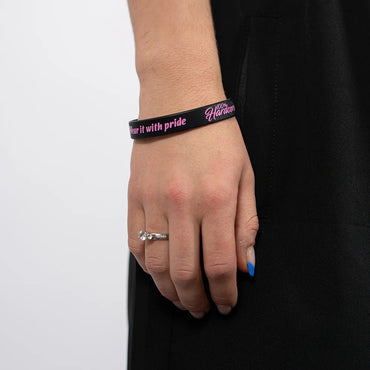 Wristband 100% Hardcore „Wear It Pink” – Wristbands hardcore / gabber | TrueHardcoreStore